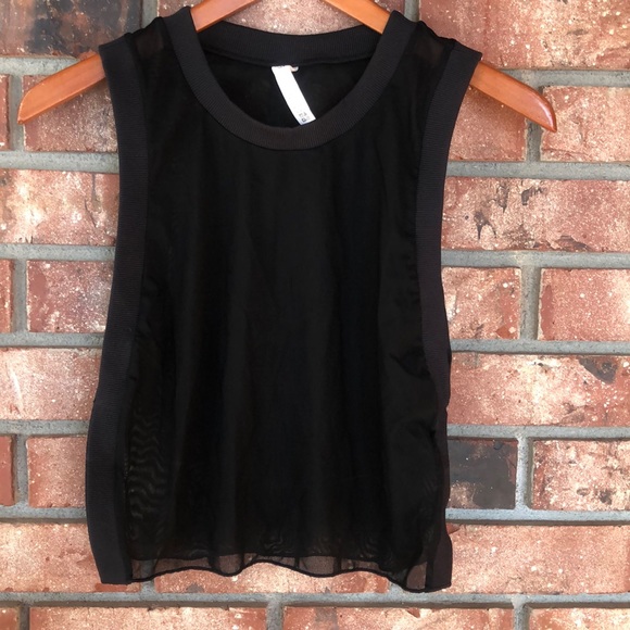 ALO Yoga Tops - Crop sheer tank